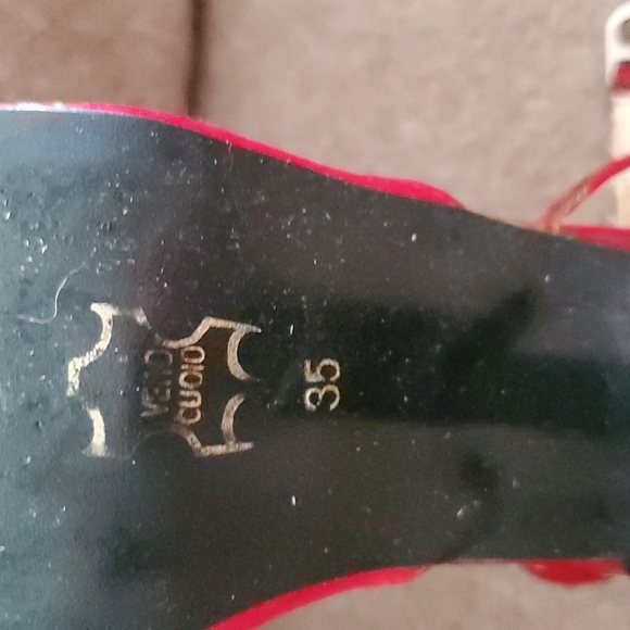 Junjiao vintage, satin Chinese heels size 35 - Picture 4 of 5